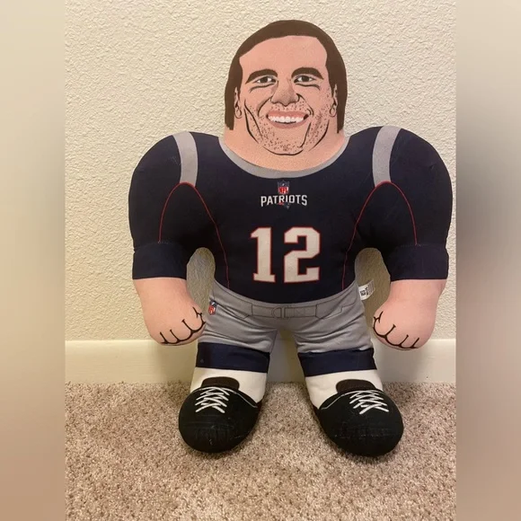 RARE TOM BRADYNFLPA Forever Collectibles Plush New England Patriots Studds 22
